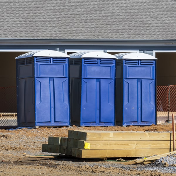 are there any restrictions on what items can be disposed of in the portable restrooms in Ivor